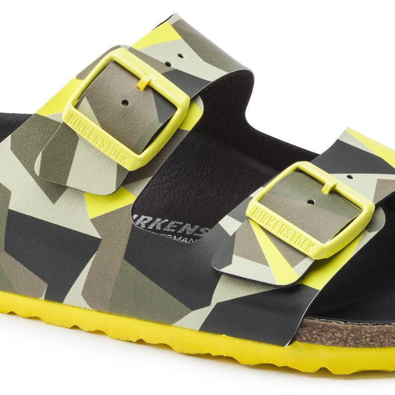 Arizona Birko Flor Yellow Multi Graphic Birkenstock