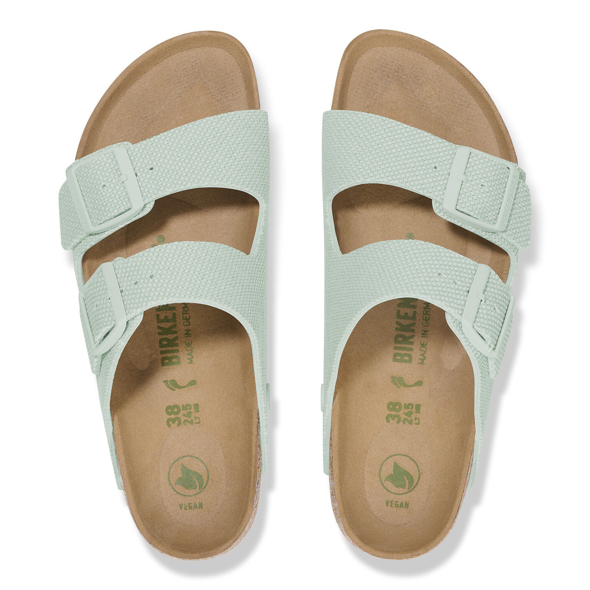 Arizona Rivet Logo Textile Vegan Canvas Surf Green | BIRKENSTOCK