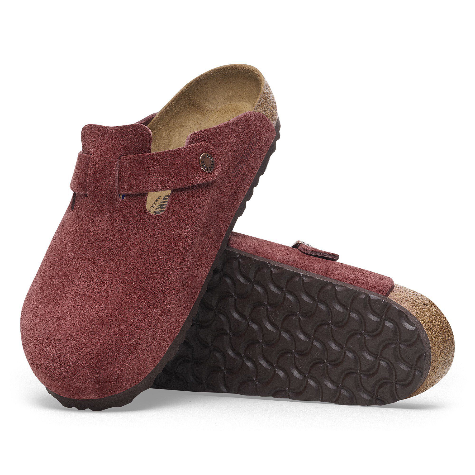 Boston Suede Leather Zinfandel | BIRKENSTOCK