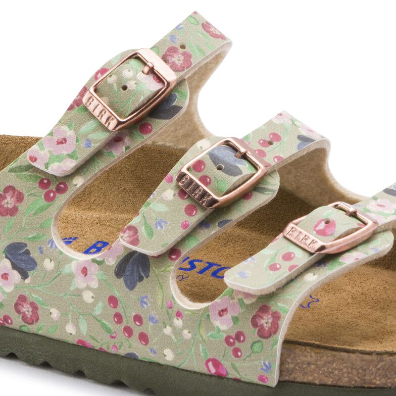 Florida Birko-Flor Meadow Flowers Khaki Florida Birko-Flor Meadow Flowers Khaki