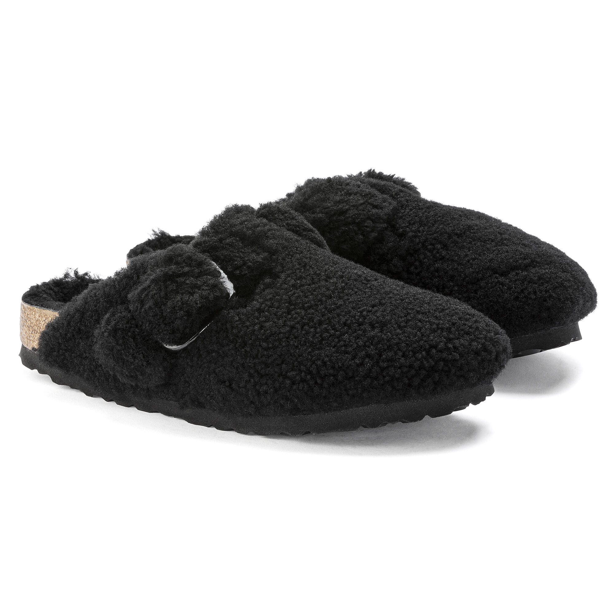 最大80％オフ Boston Big Buckle Shearling Black | BIRKENSTOCK 靴