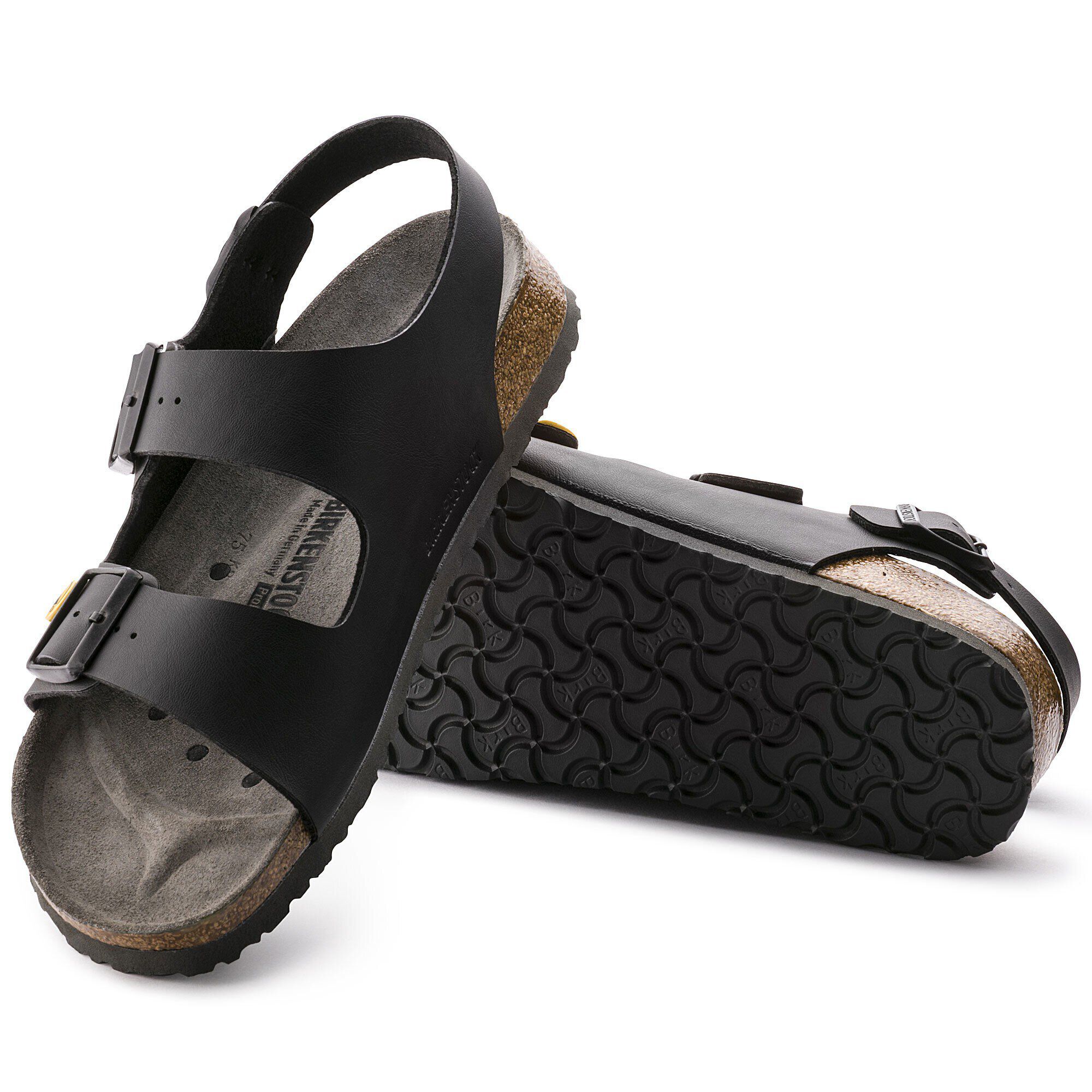 【お気にいる】 / ESD Milano ミラノ BIRKENSTOCK | ブラック ビルコフロー ESD 靴
