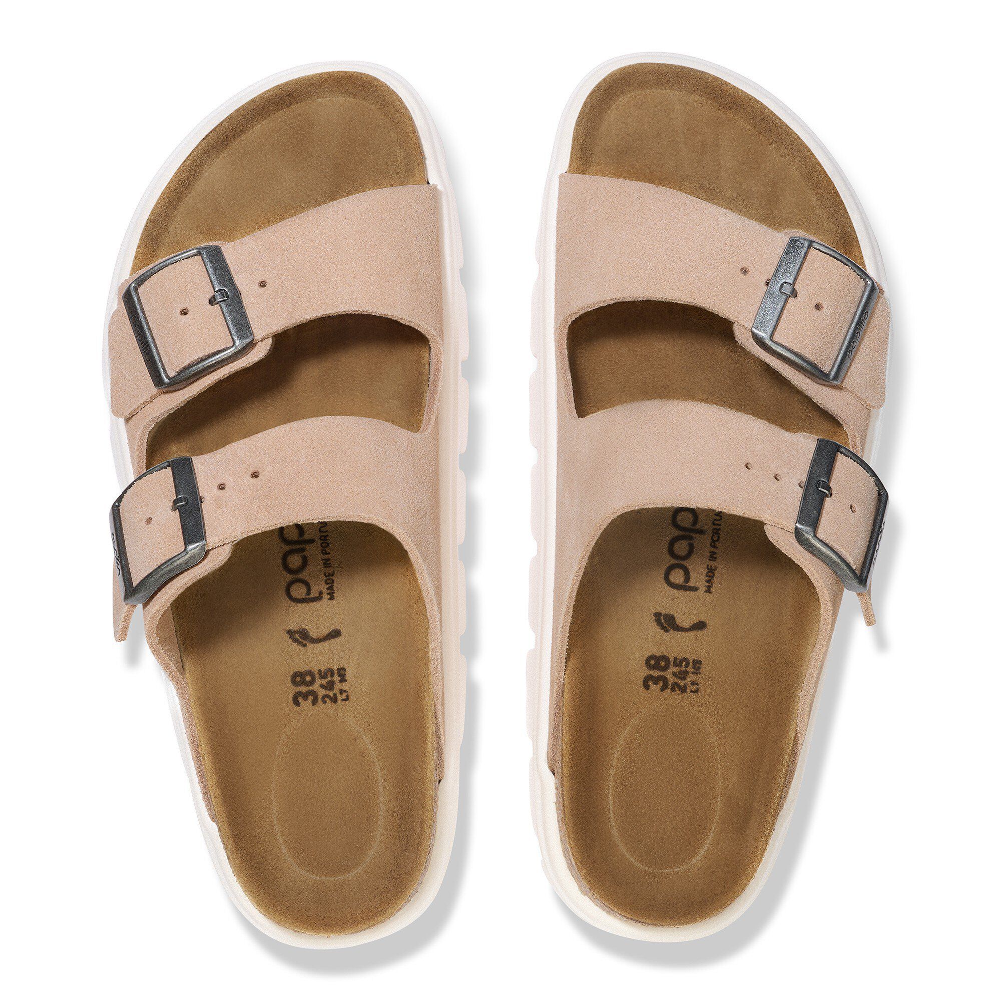 BIRKENSTOCK ベージュ サボサンダル 43 Arizona Chunky Suede Leather Warm Sand | BIRKENSTOCK