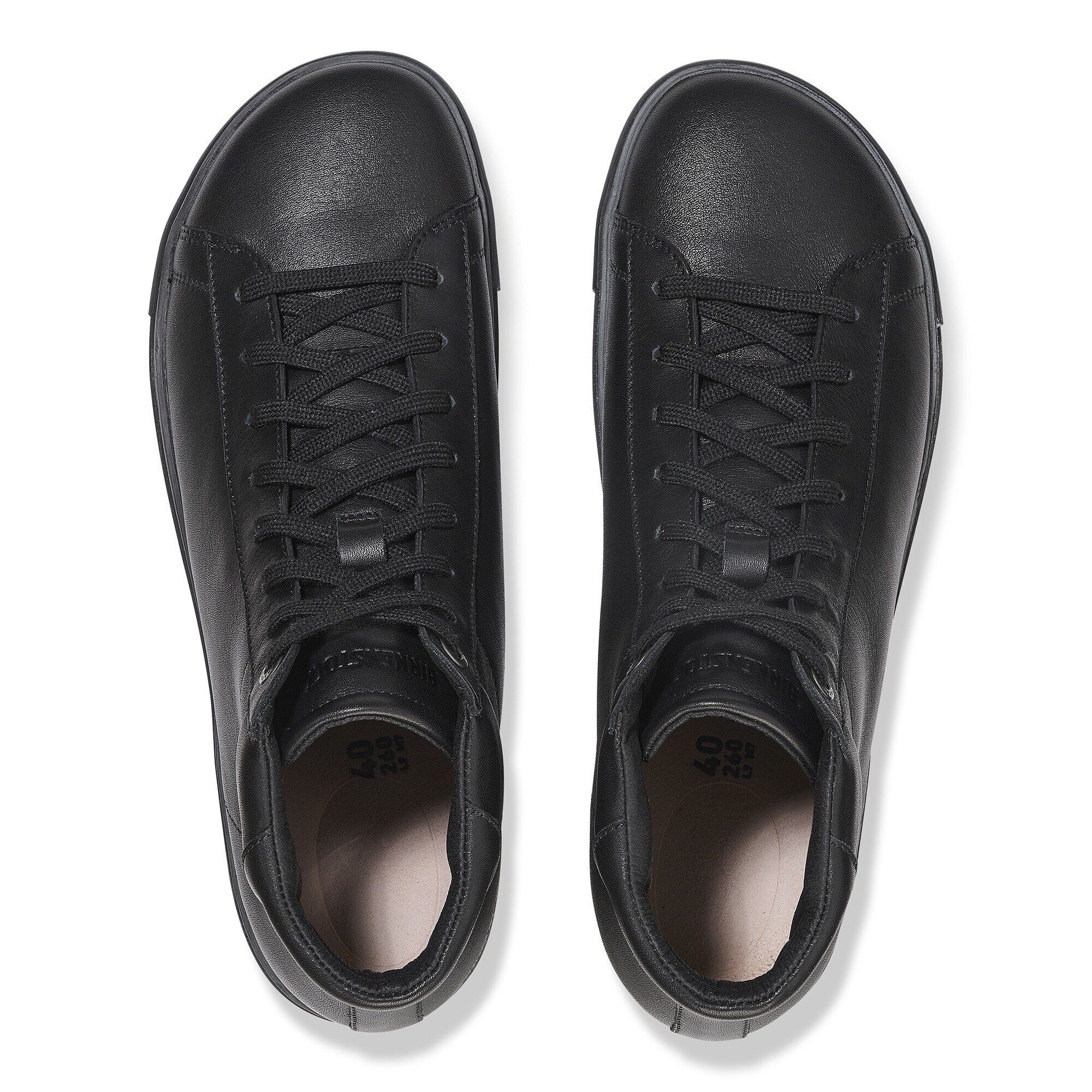 【上品】 Bend BIRKENSTOCK | Black Leather Natural Mid 靴