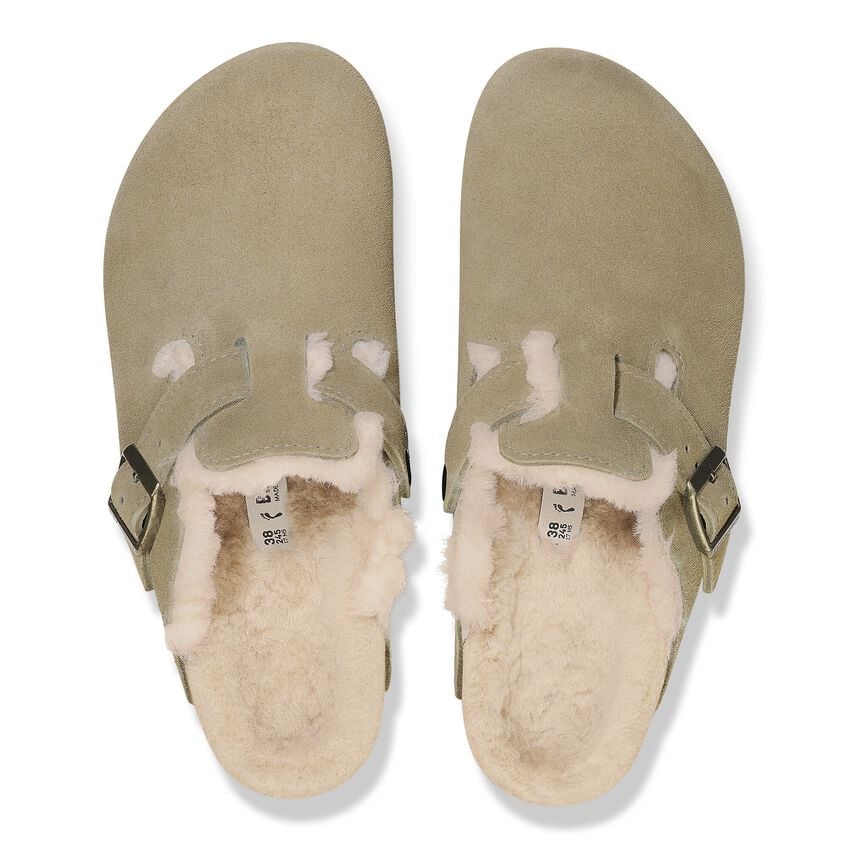 Boston Shearling Suede Leather