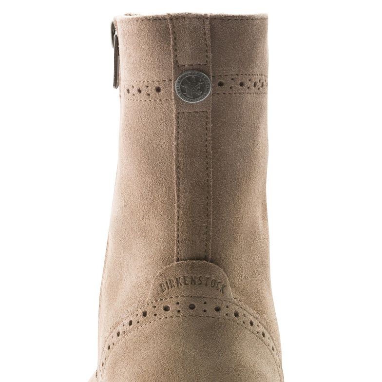 Laramie Suede Leather Taupe Laramie Suede Leather Taupe