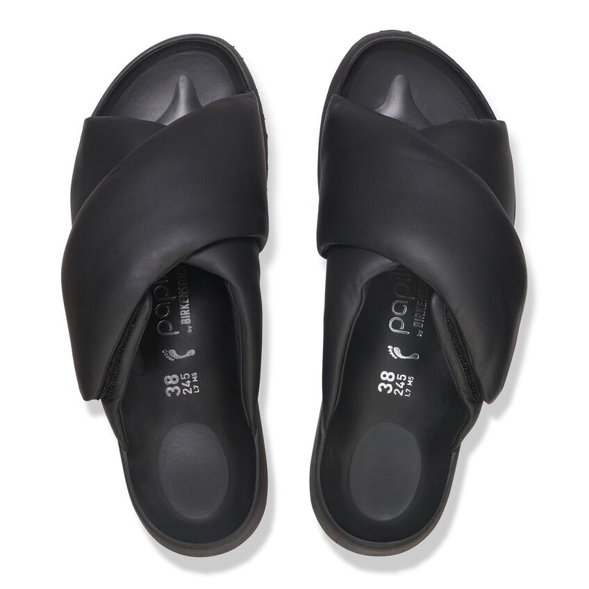 Theda Cross Strap Natural Leather