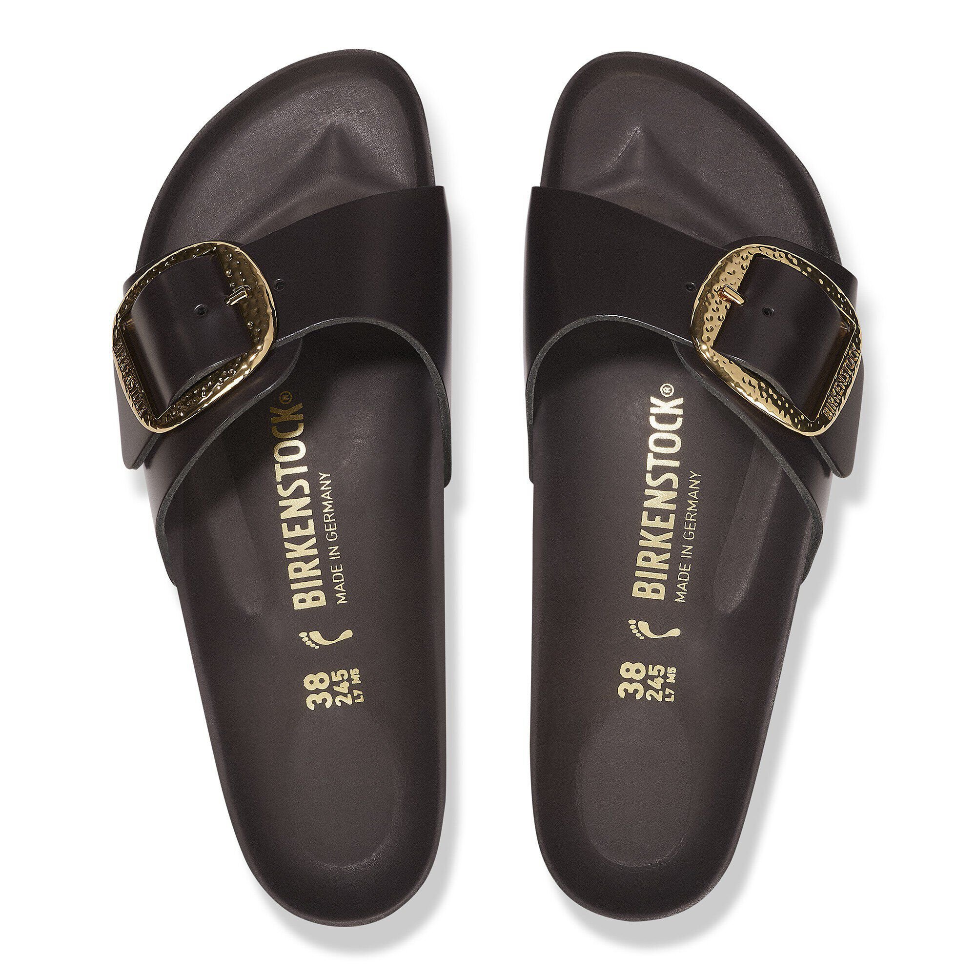 Milano Big Buckle パテントレザーサンダル Madrid Big Buckle / マドリッド ビッグバックル スムースレザー