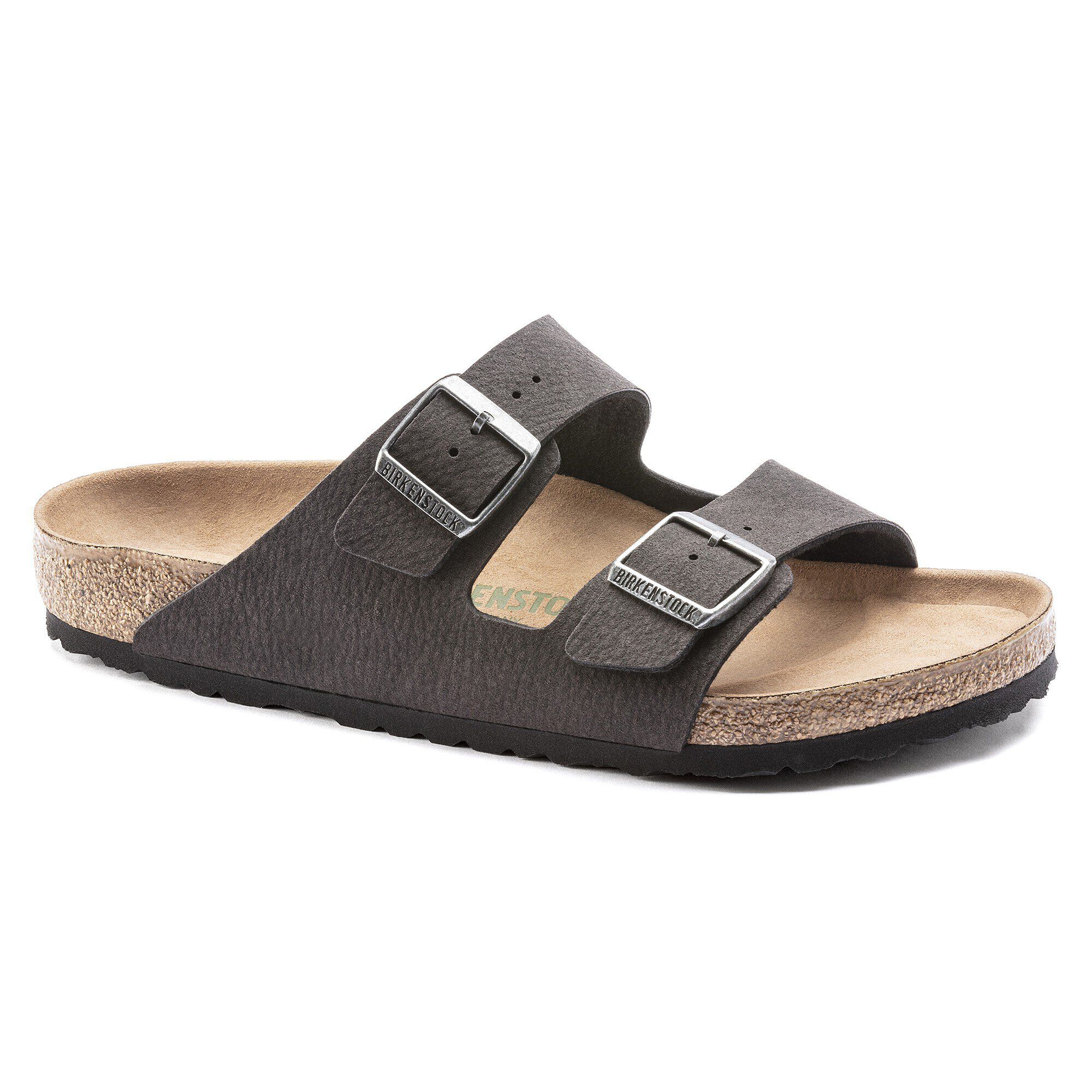 Arizona Vegan Synthetik Desert Dust Black | BIRKENSTOCK