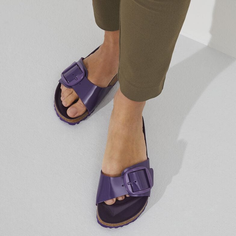Madrid Big Buckle Natural Leather Patent Madrid Big Buckle Natural Leather Patent