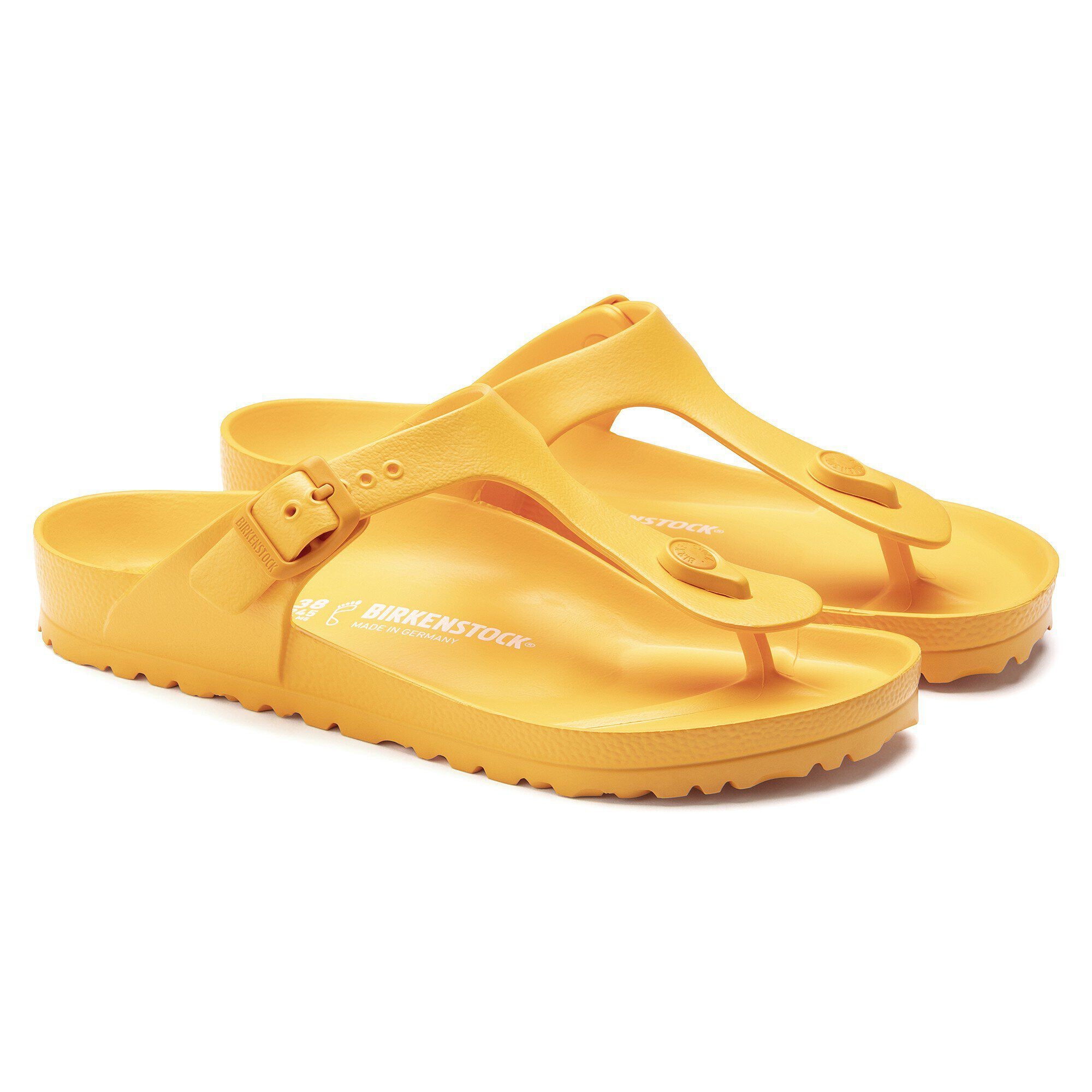 yellow eva birkenstocks