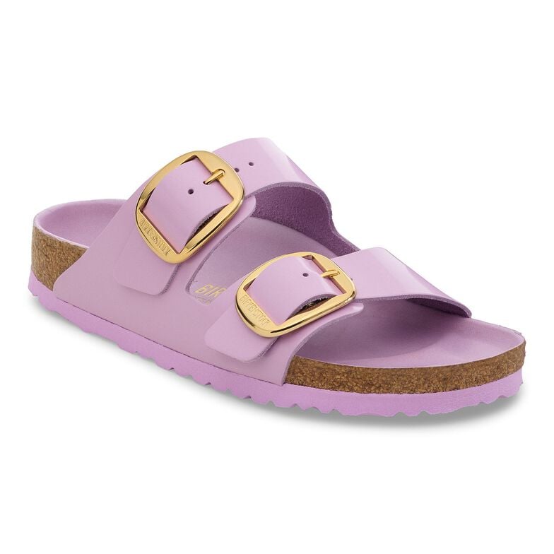 Arizona Big Buckle Natural Leather Patent