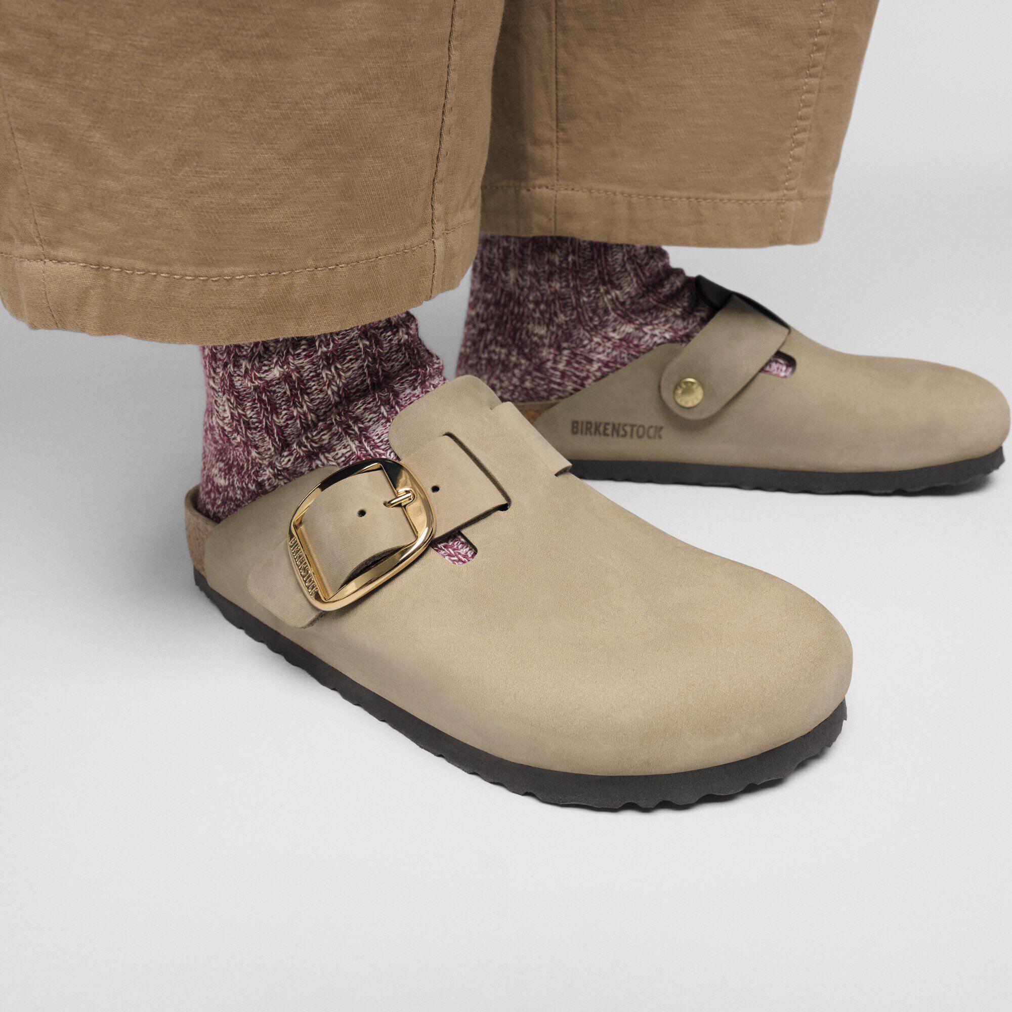 Birkenstock ブラウン ボストン　42 Boston / ボストン スムースレザー ダークブラウン | BIRKENSTOCK