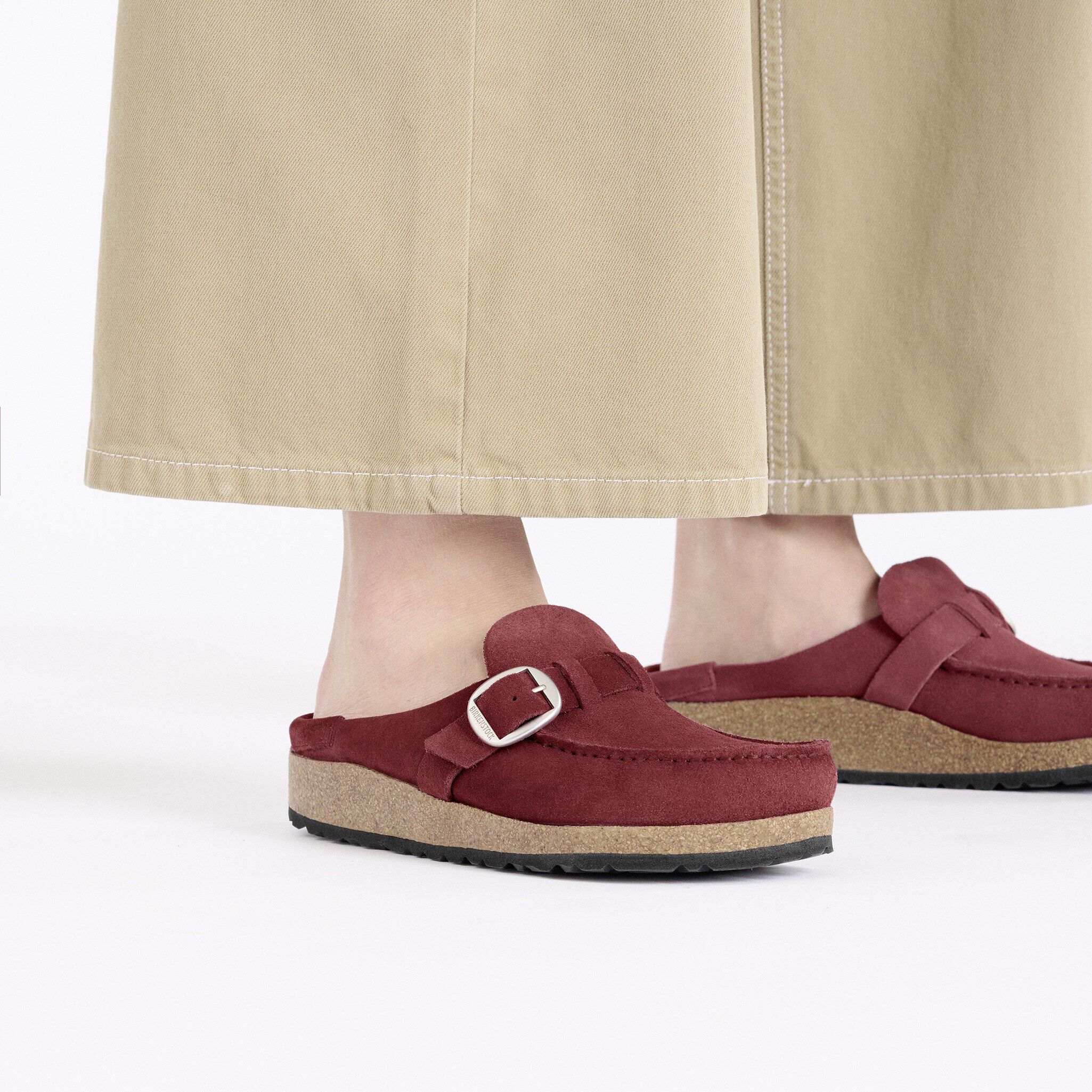 BIRKENSTOCK Buckley Suede Clogs Sandals ☆バックリー Women's Buckley Suede Leather Zinfandel | BIRKENSTOCK