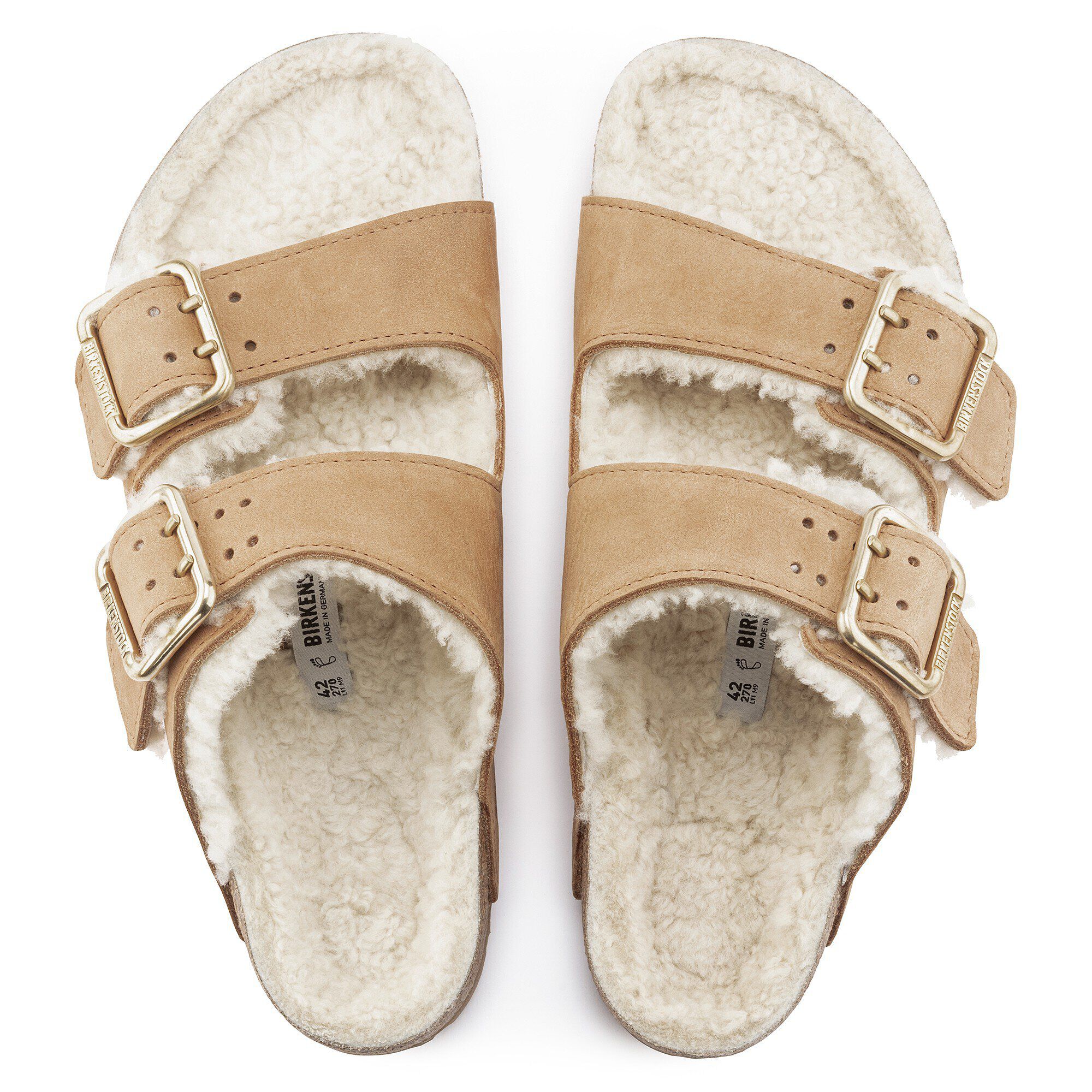 Arizona Bold Shearling Natural Leather