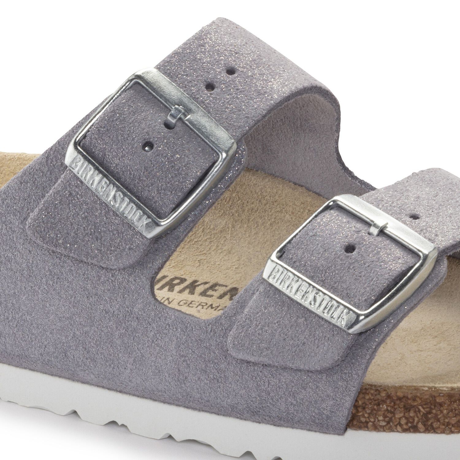 Arizona Suede Leather Purple Fog BIRKENSTOCK