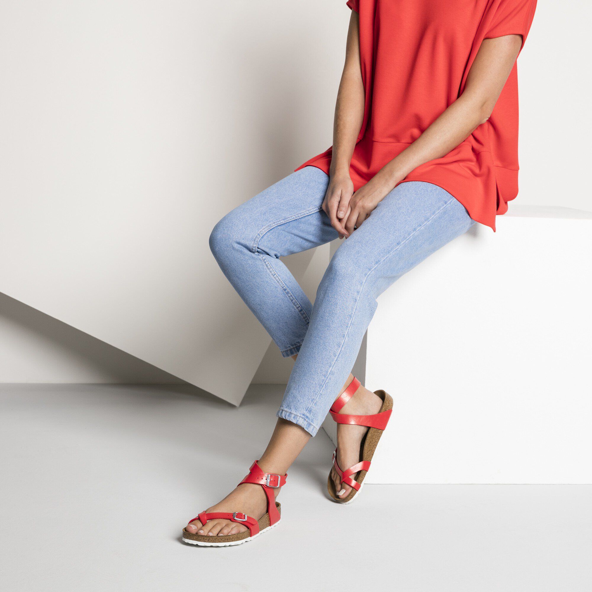 Birkenstock yara red Clearance