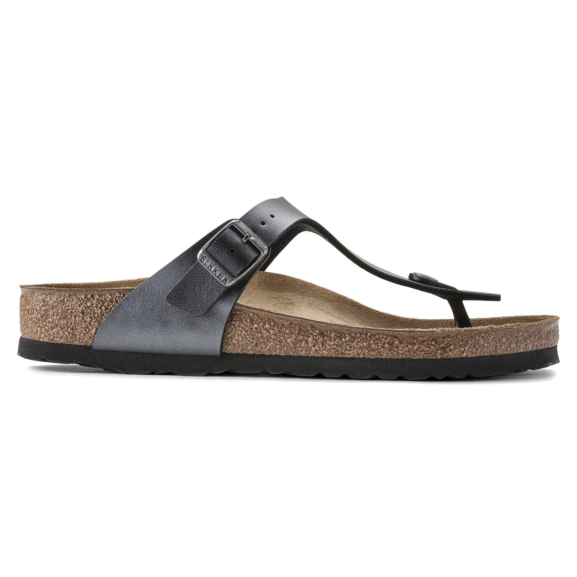 Gizeh Birko Flor Metallic Black BIRKENSTOCK