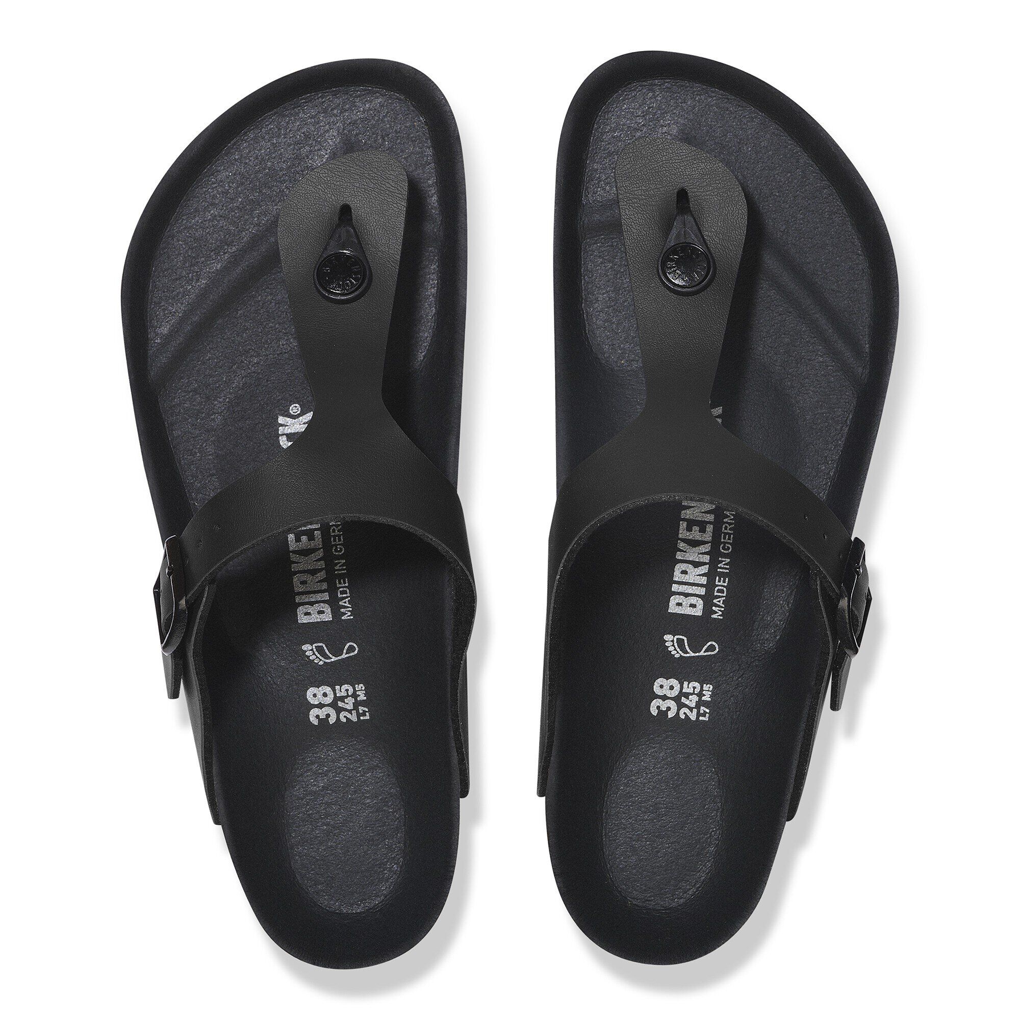 Gizeh / ギゼ ビルコフロー トリプルブラック | BIRKENSTOCK