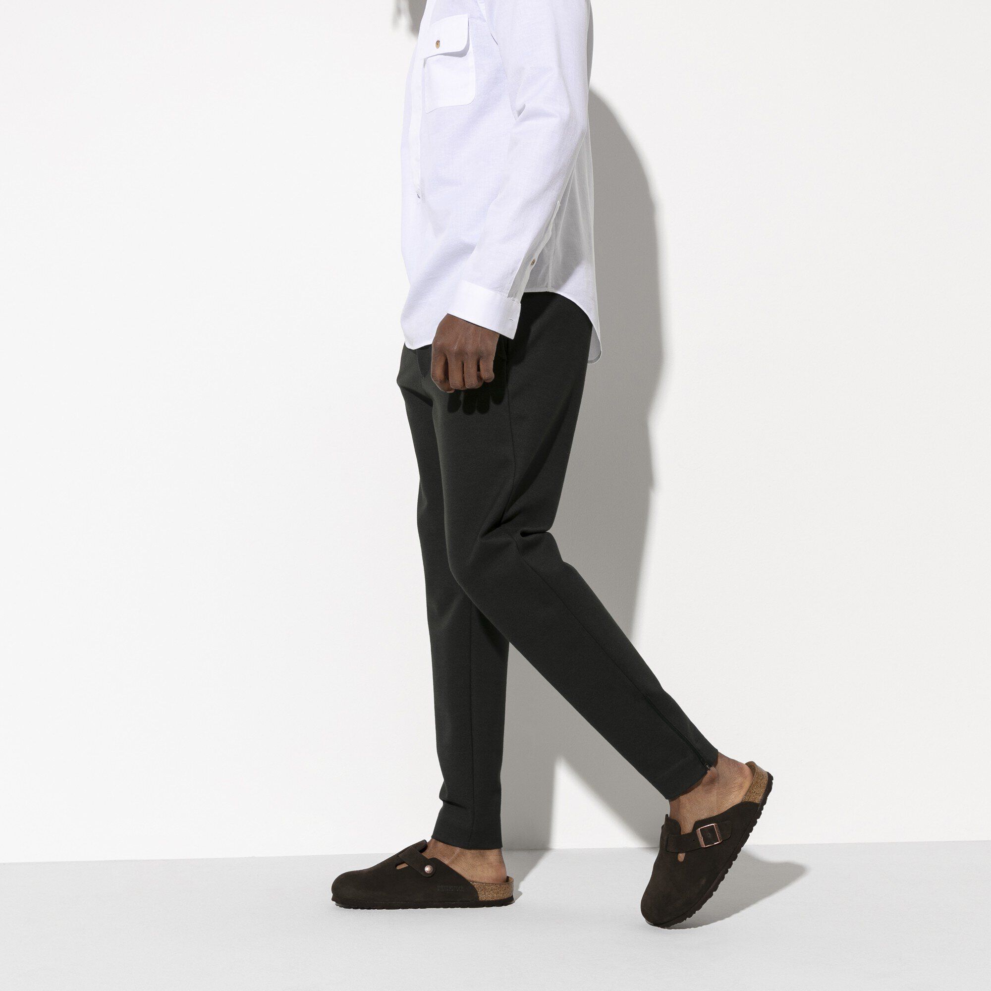 Boston Weichbettung Veloursleder Mocca BIRKENSTOCK