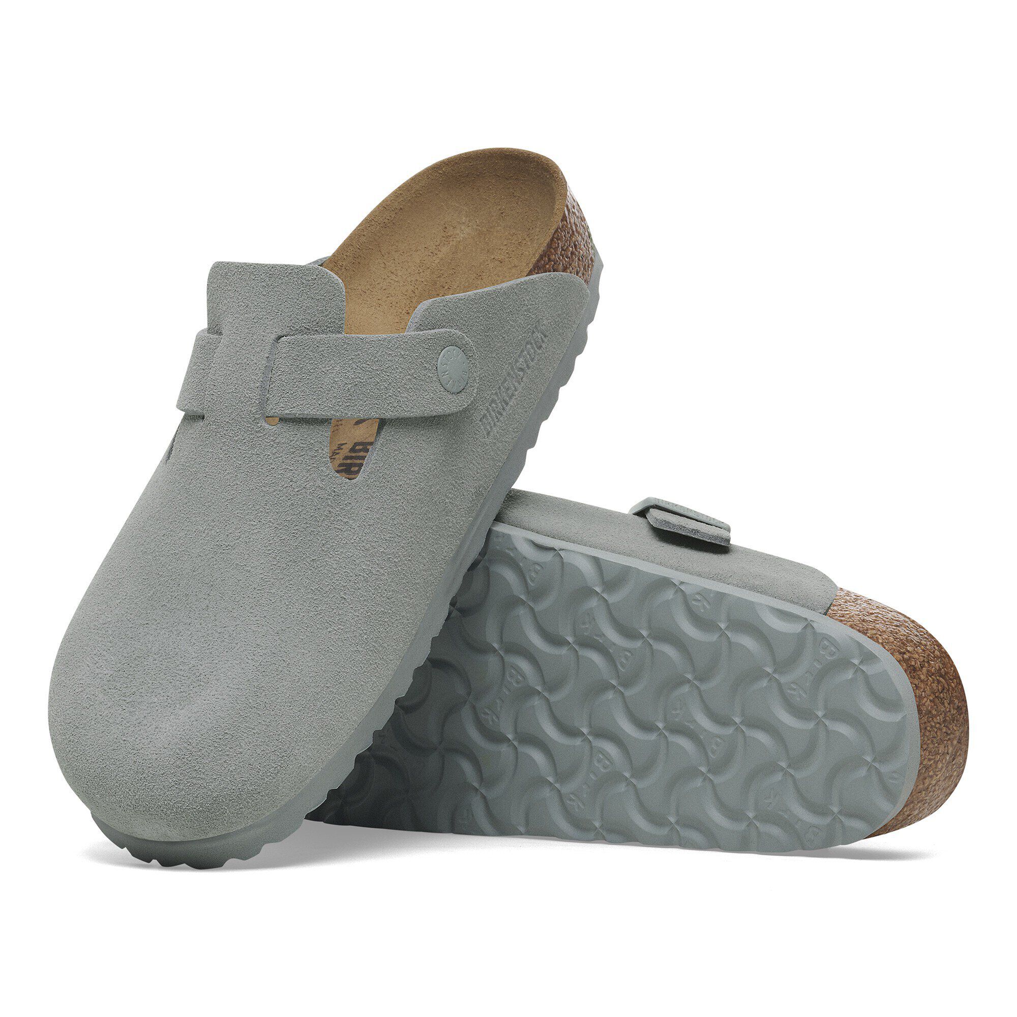 く日はお得♪ Boston BIRKENSTOCK | ピュアセージ スエードレザー ボストン / 靴