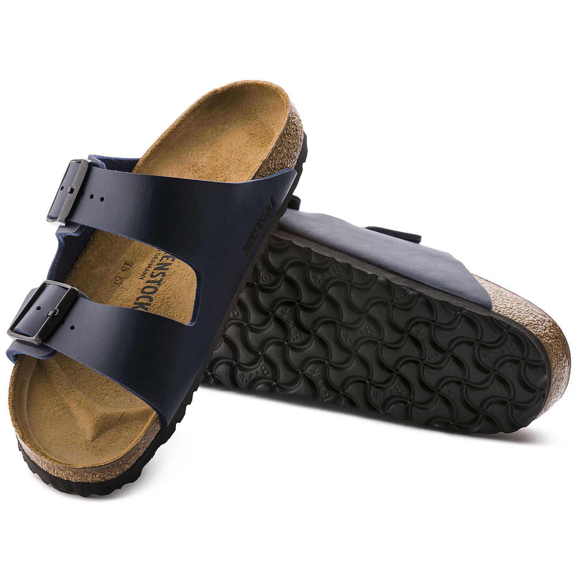 Birkenstock arizona mules birko-flor blue hot sale