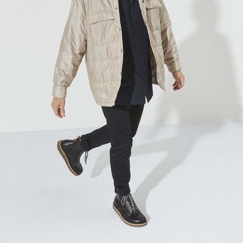 Birmingham Lace Men Natural Leather Oiled