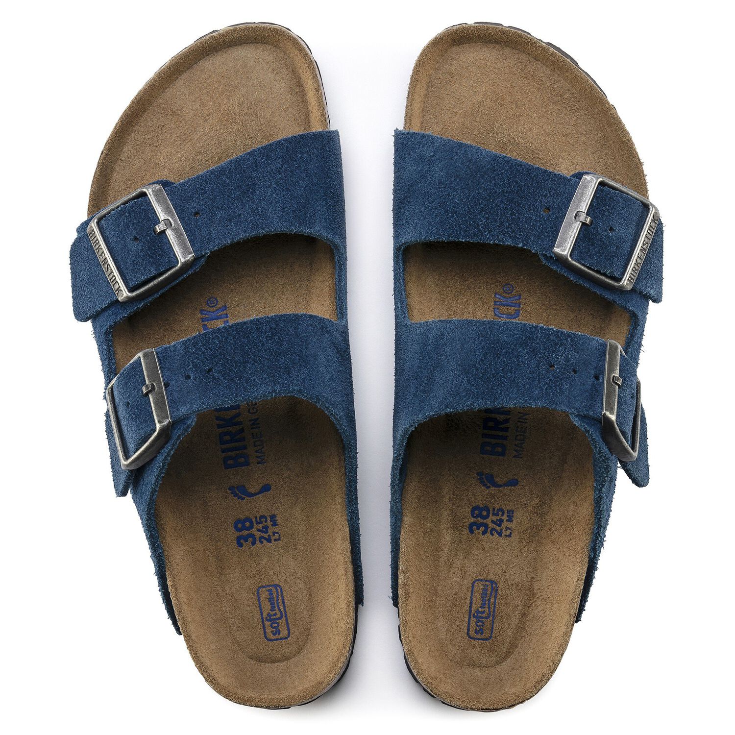 birkenstock moroccan blue