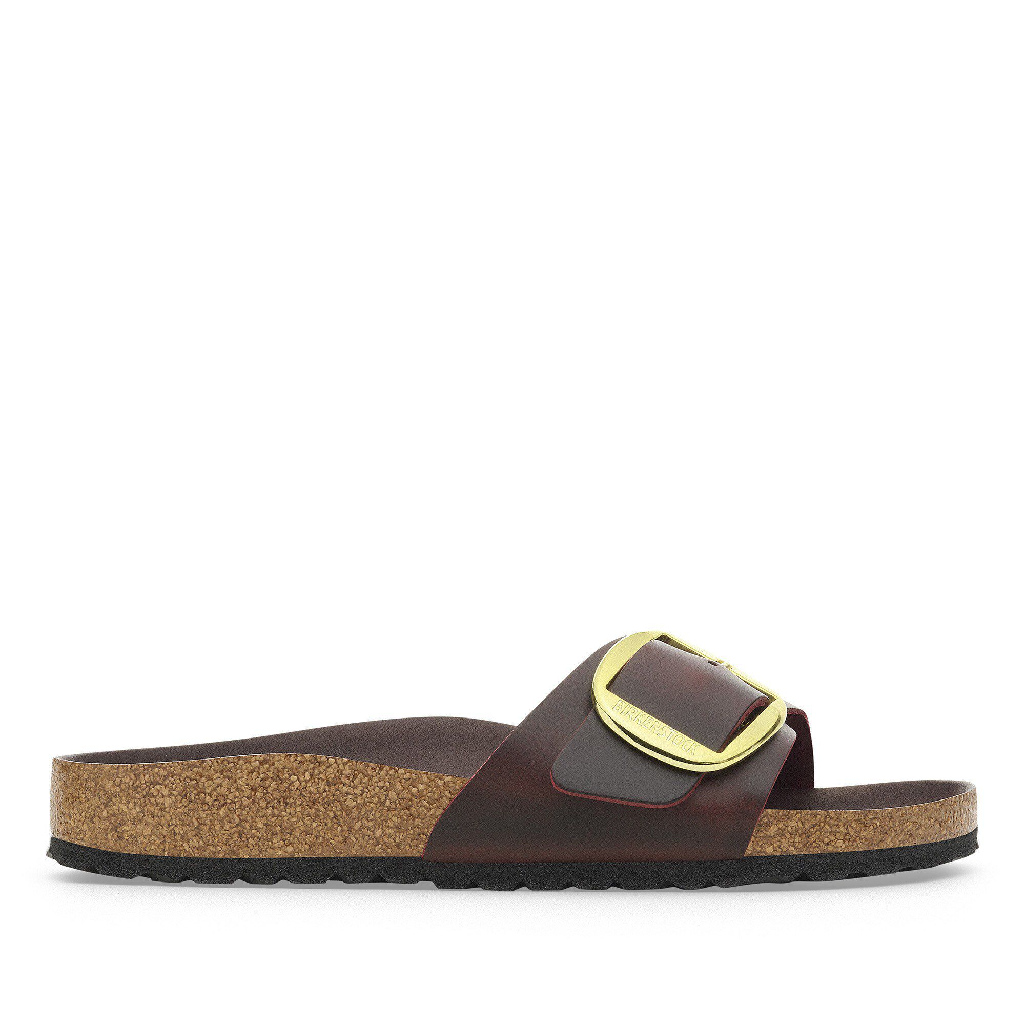 Madrid Big Buckle Natural Leather Oiled Zinfandel | BIRKENSTOCK