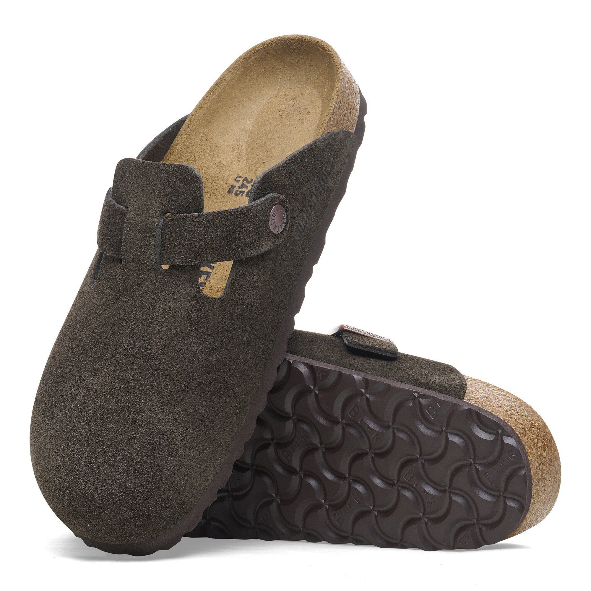 Boston Suede Leather mocca | BIRKENSTOCK