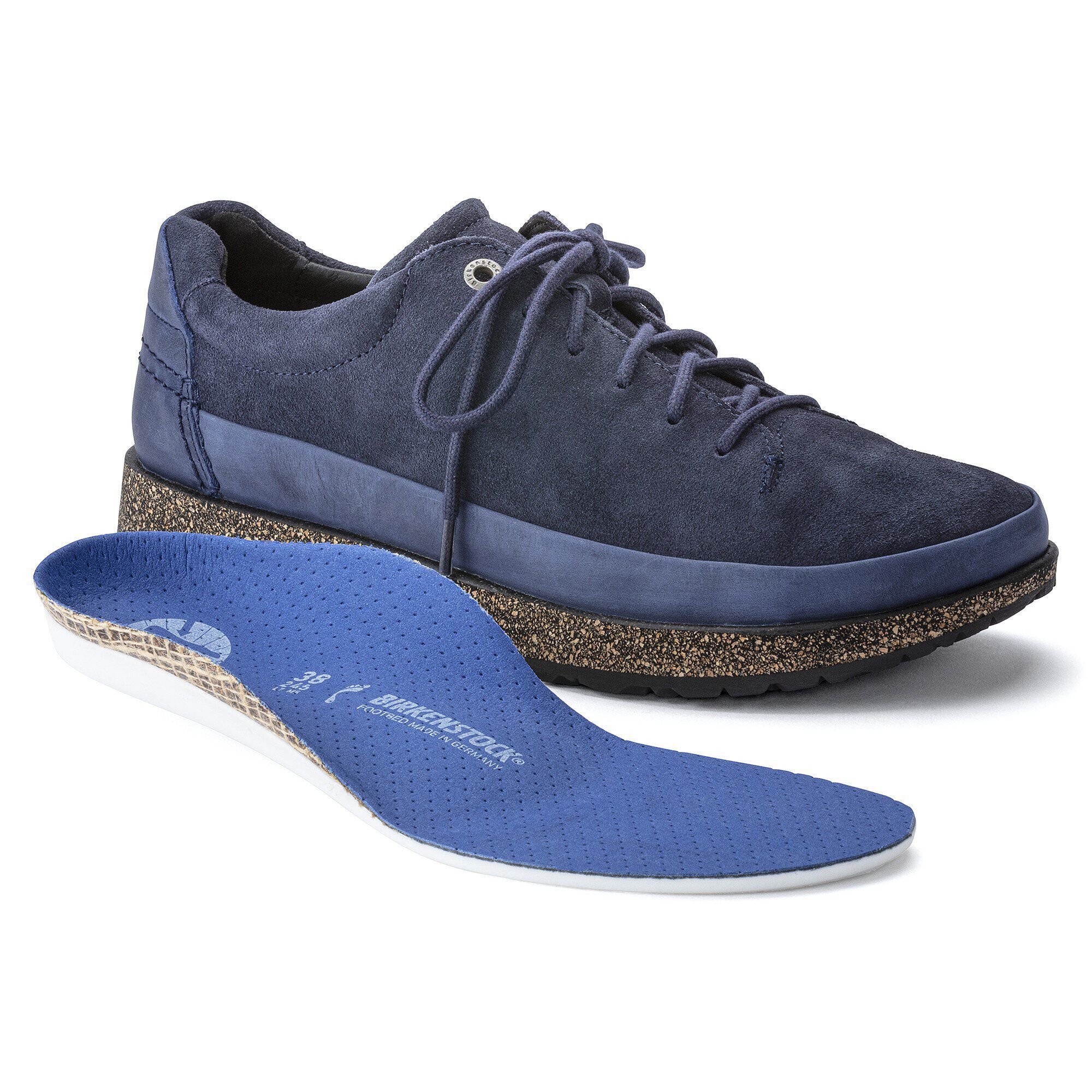 豪華 Indigo Leather Suede Low Honnef Blue BIRKENSTOCK | 靴