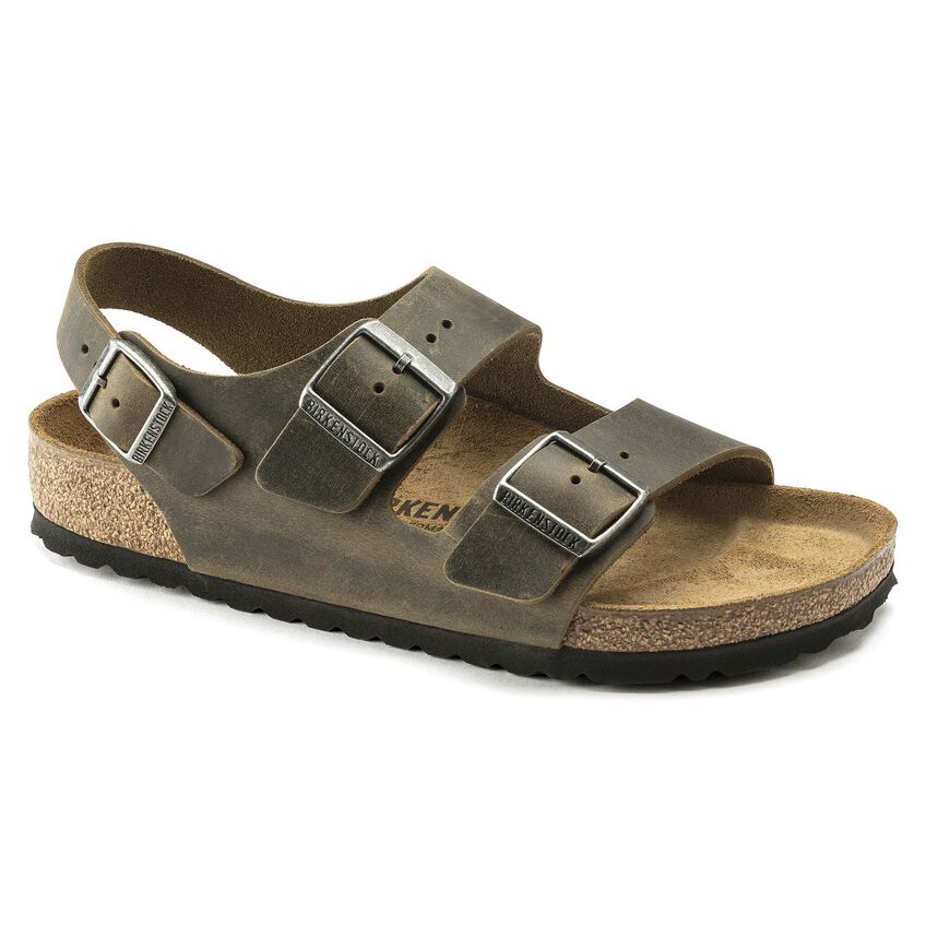 Milano Natural Leather Oiled Faded Khaki