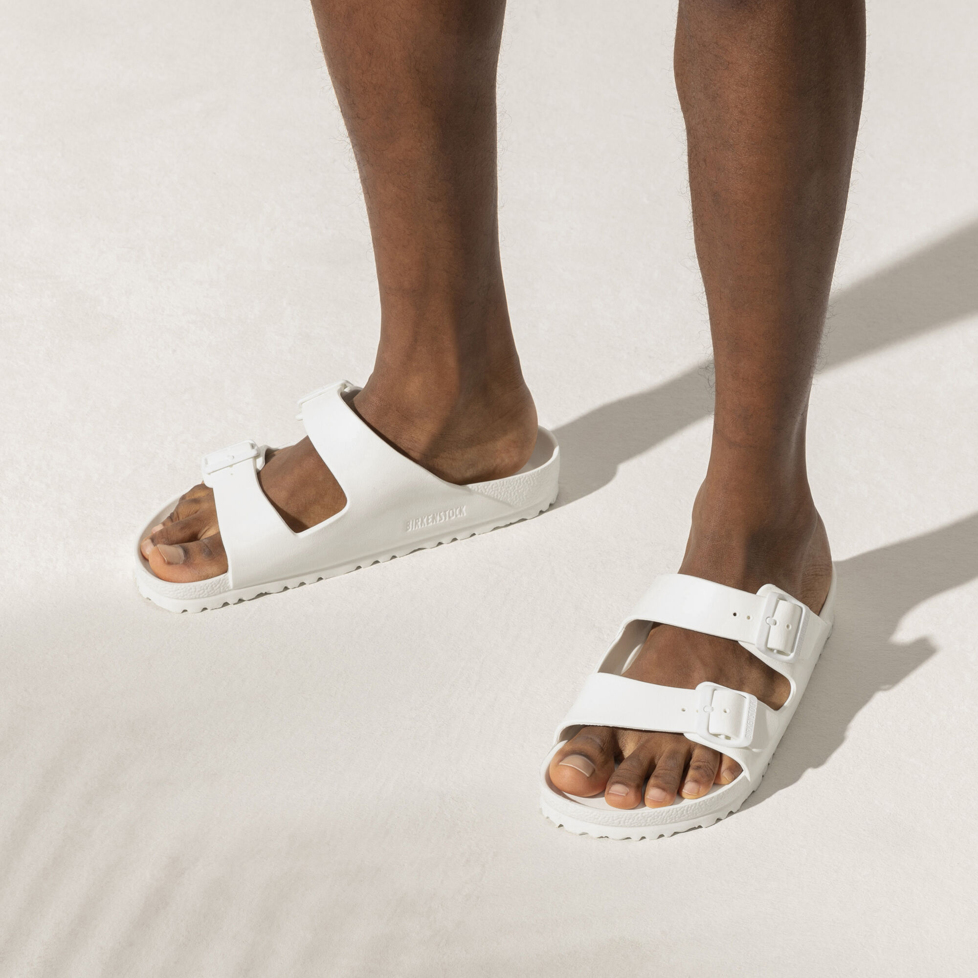 white birkenstock sandals eva