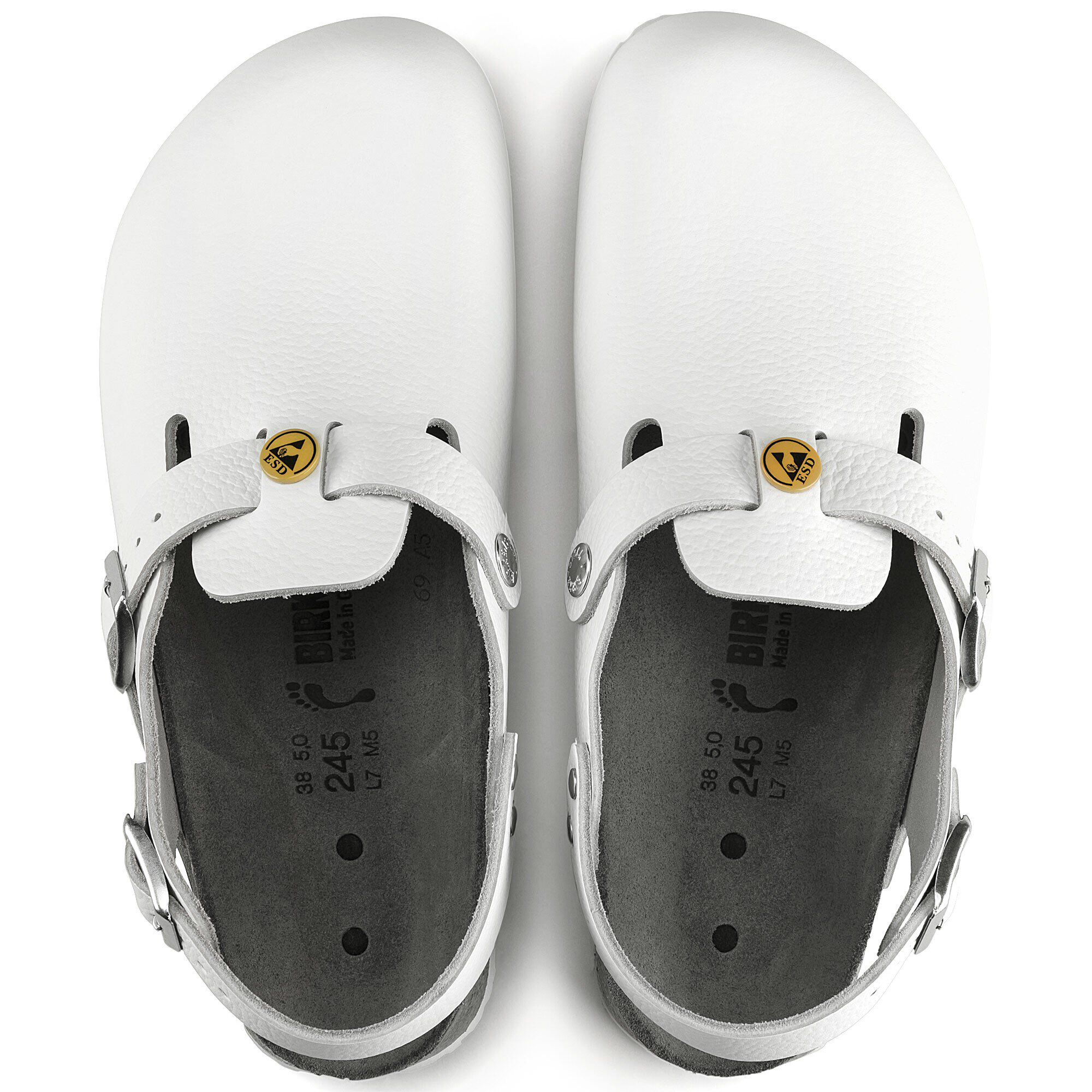 ビルケン　TOKIO白.本革ESD 39 新品　定価¥19800 Tokio ESD Natural Leather White | BIRKENSTOCK