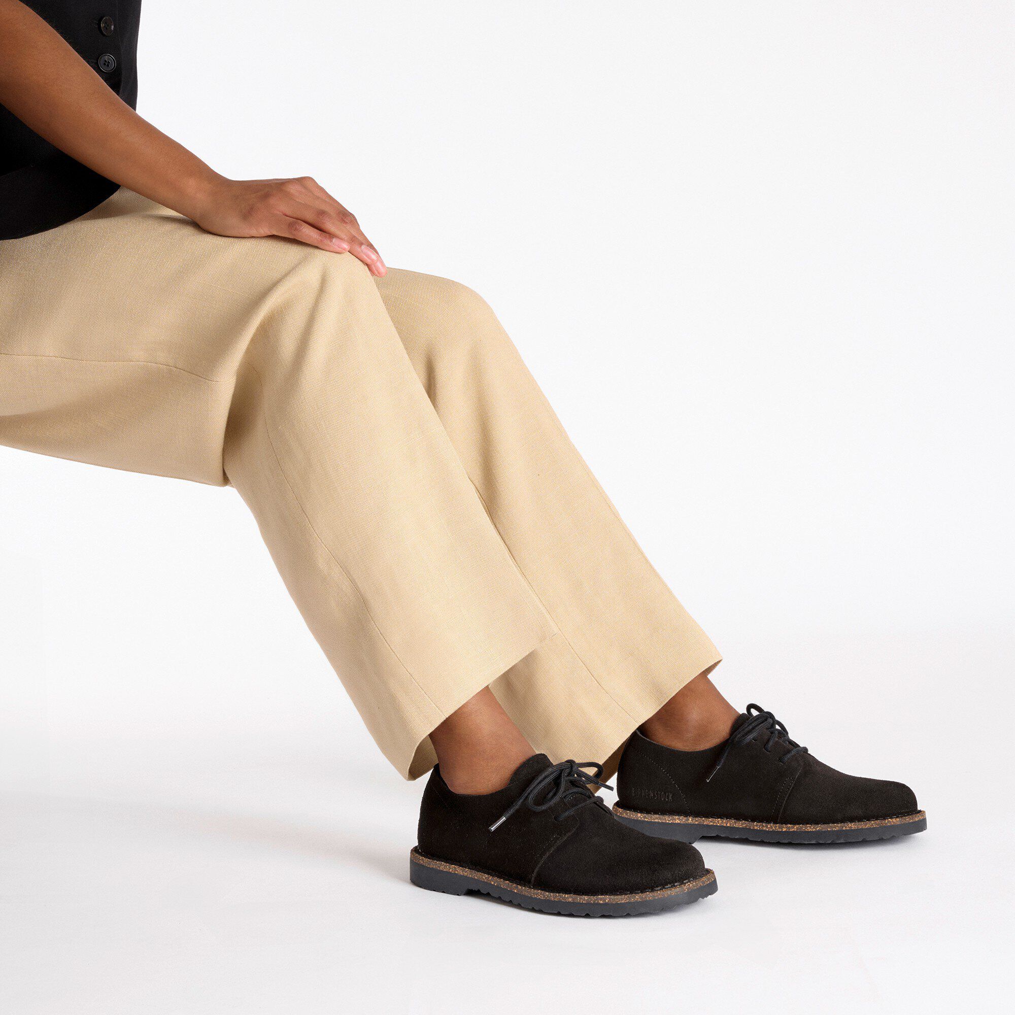 Uppsala Low / アップサラ ロー スエードレザー ブラック | BIRKENSTOCK