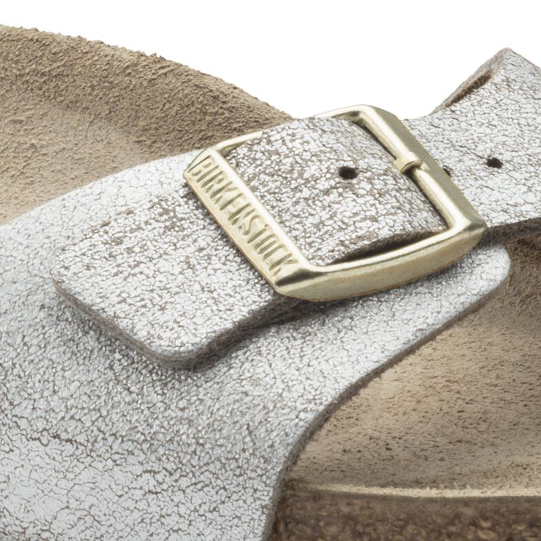 Madrid Suede Leather Washed Metallic Blue Silver Madrid Suede Leather Washed Metallic Blue Silver