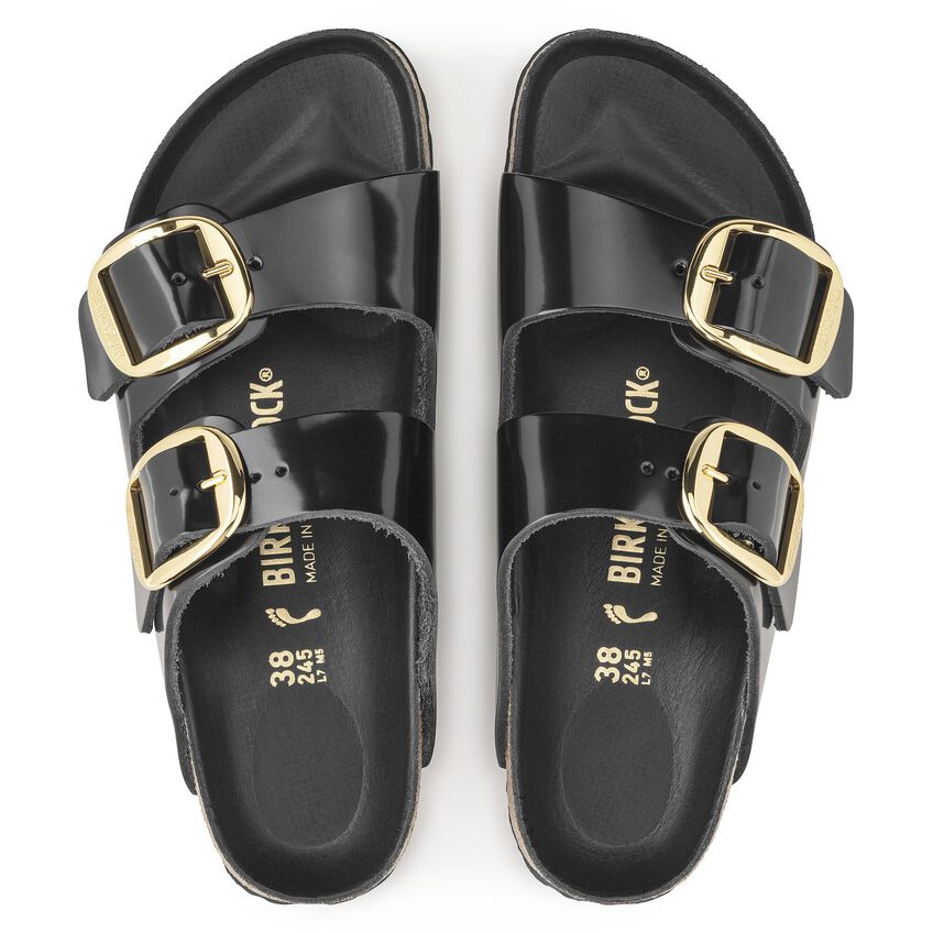 Arizona Big Buckle Natural Leather Patent