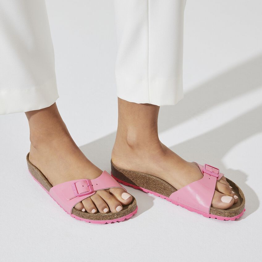 Madrid BirkoFlor Patent Patent Candy Pink BIRKENSTOCK