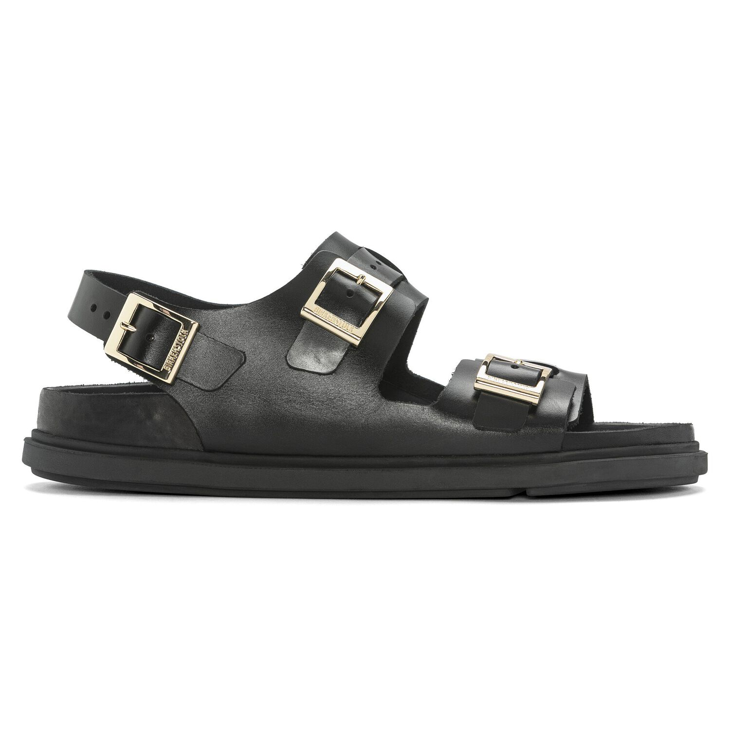 Cannes Natural Leather Black BIRKENSTOCK