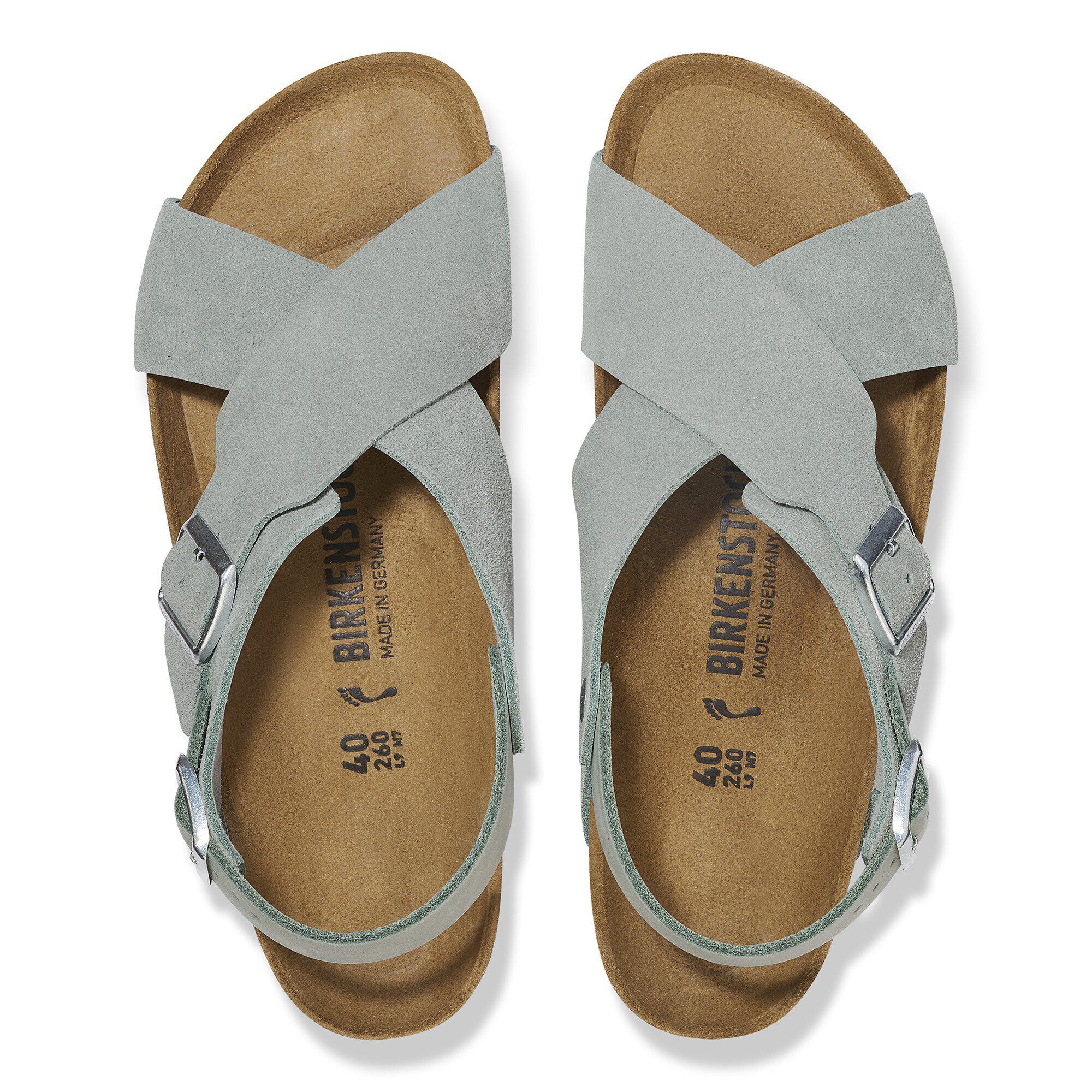 Tulum II VL/NB Nubuck Leather/Suede Pure Sage | BIRKENSTOCK