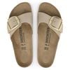 Madrid Big Buckle Natural Leather Nubuck