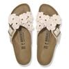 Siena Flower Embellishment Natural Leather