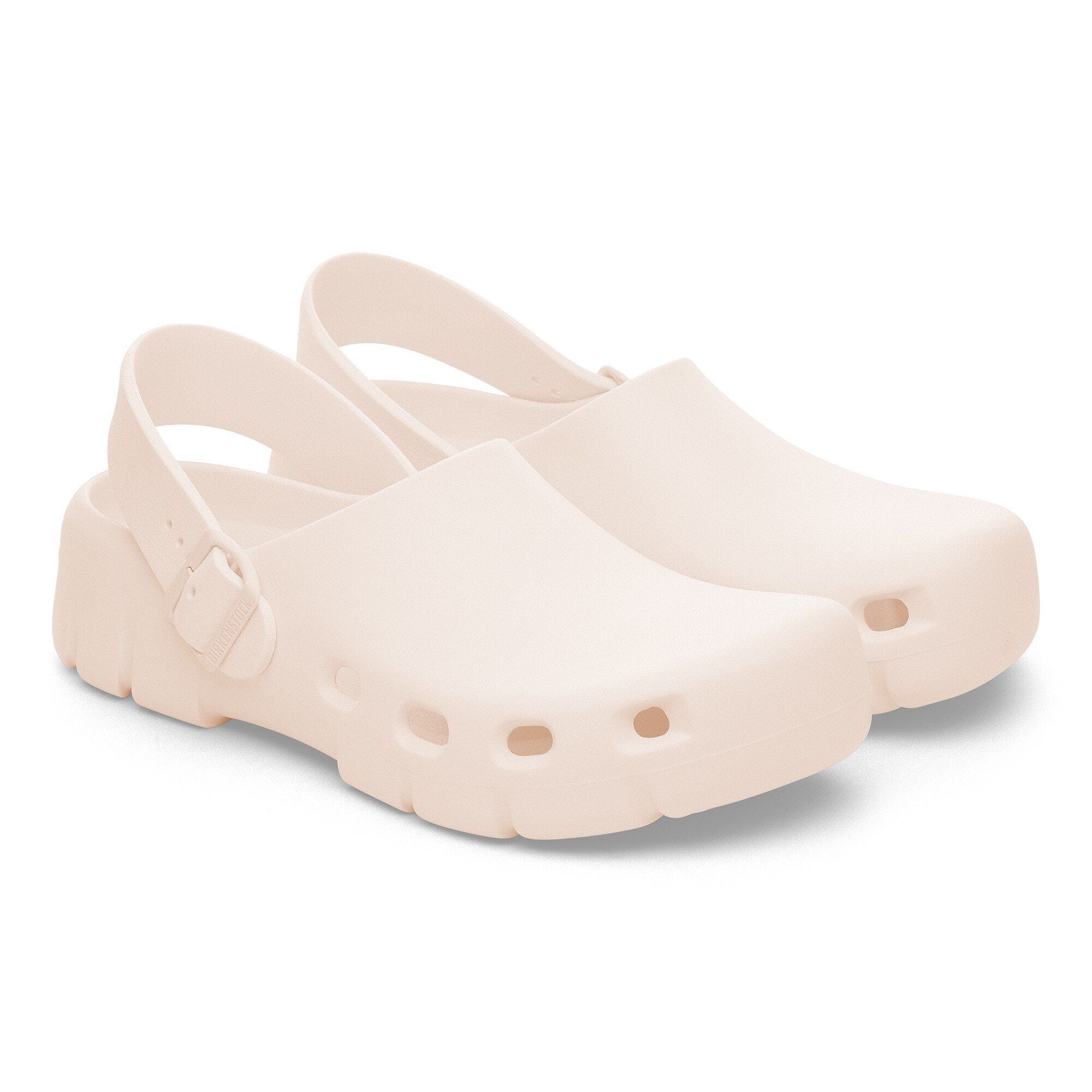 【BIRKENSTOCK】ボストン EVA サンダル ホワイト ロゴ Birki Flow EVA ライトローズ | BIRKENSTOCK