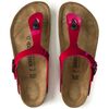 birkenstock red patent gizeh