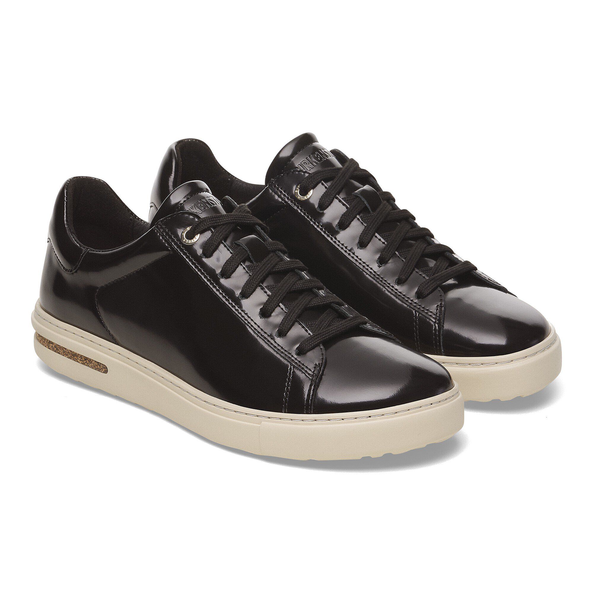 Bend Low Natural Leather Patent black | BIRKENSTOCK
