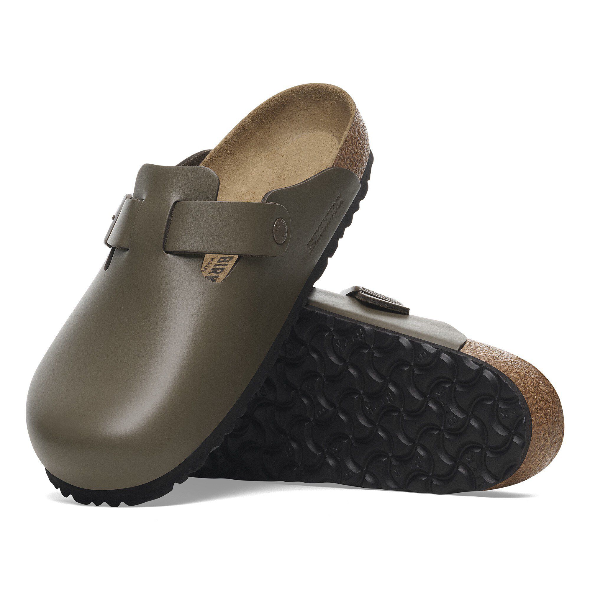 Birkenstock Boston Soft Footbed (Faded Lime Suede) – CNCPTS