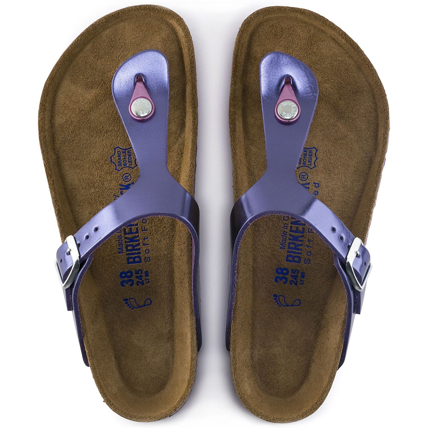 birkenstock purple gizeh