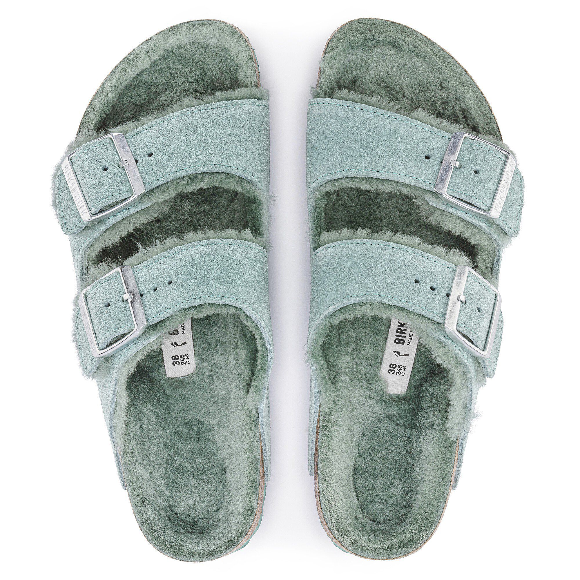 Arizona Shearling Suede Leather Beryl | BIRKENSTOCK