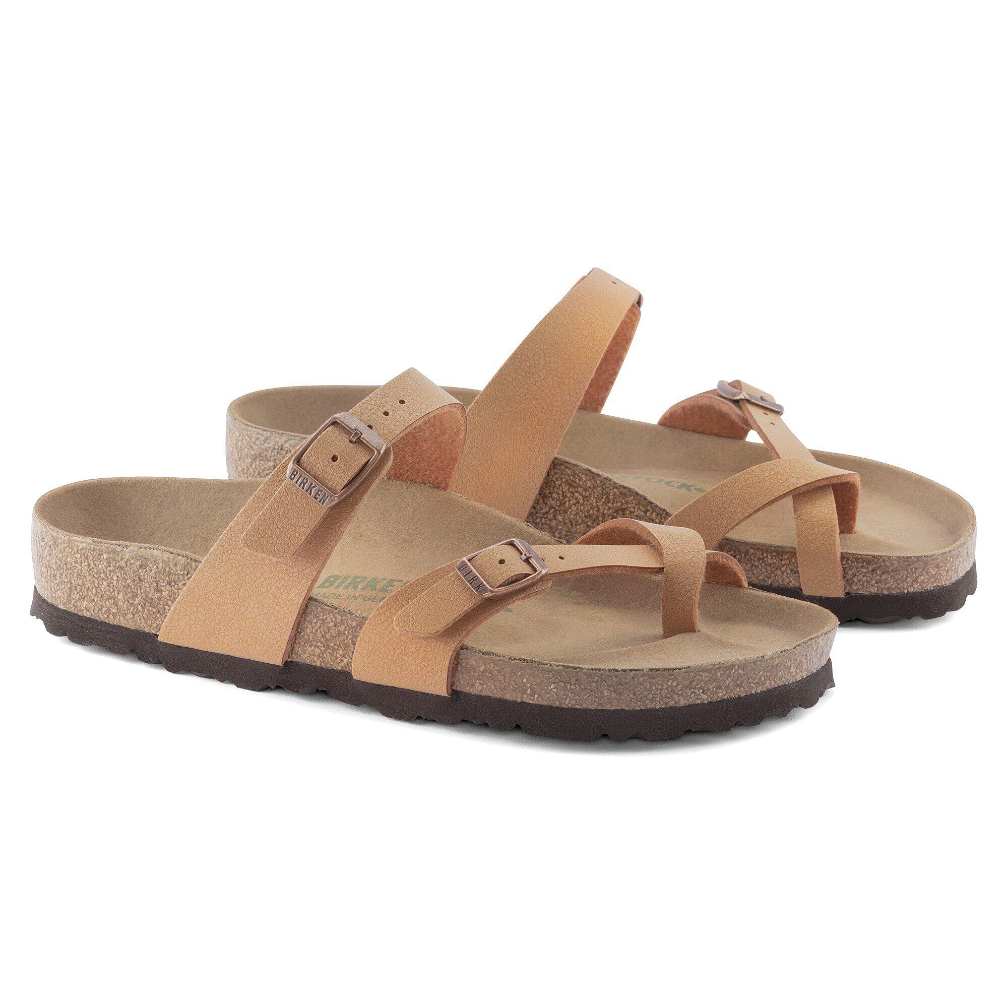 Mayari Vegan Birko Flor Birkibuc Pecan BIRKENSTOCK