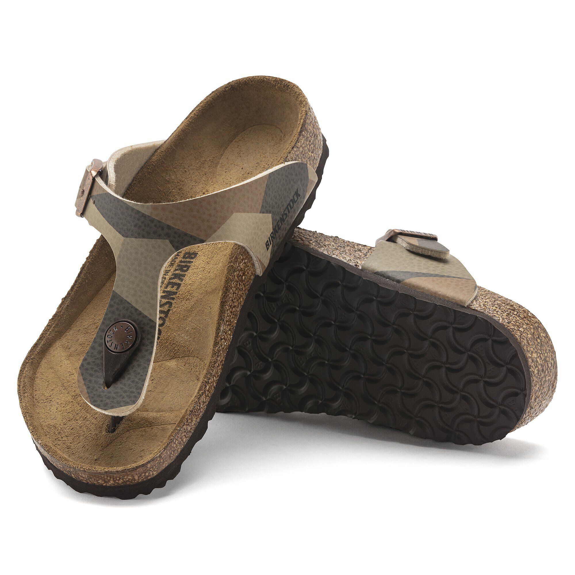 Gizeh Kids BS Birko Flor Desert Soil Geo Camo Core BIRKENSTOCK